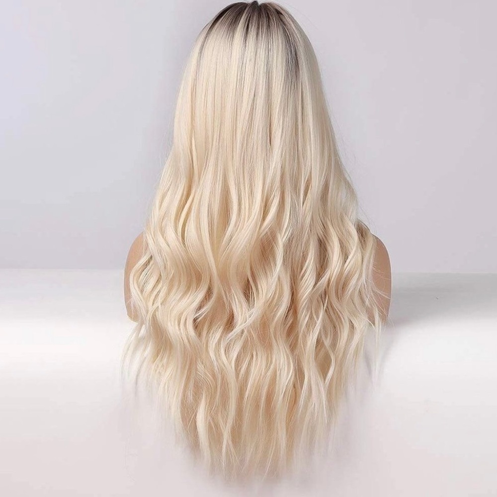 ZyZi Long Wig for Women Ombre Blonde - Picture 2 of 6